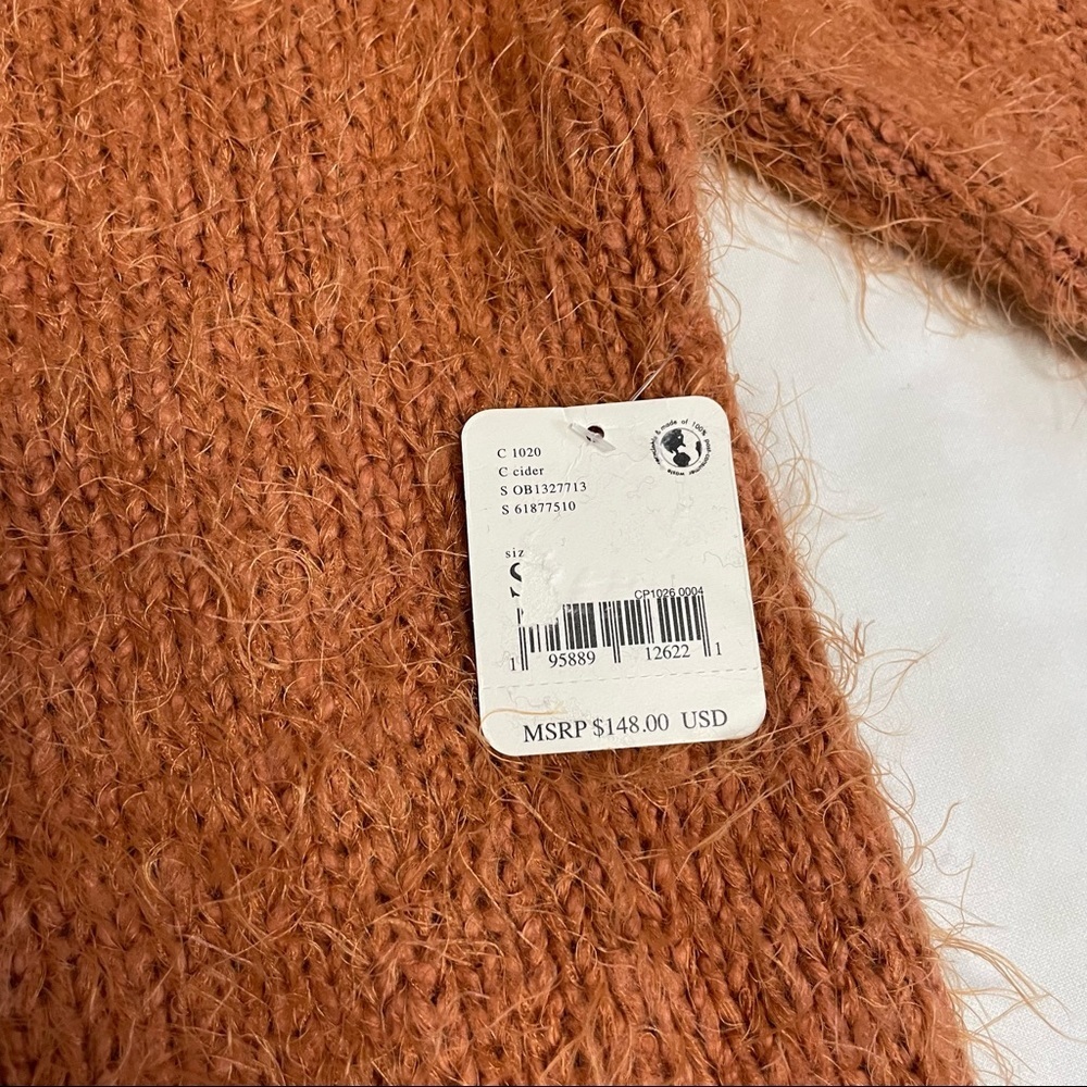 NWT New $148 Free People Nevermind Cider Oversized Cardigan Size S - Picture 7 of 12